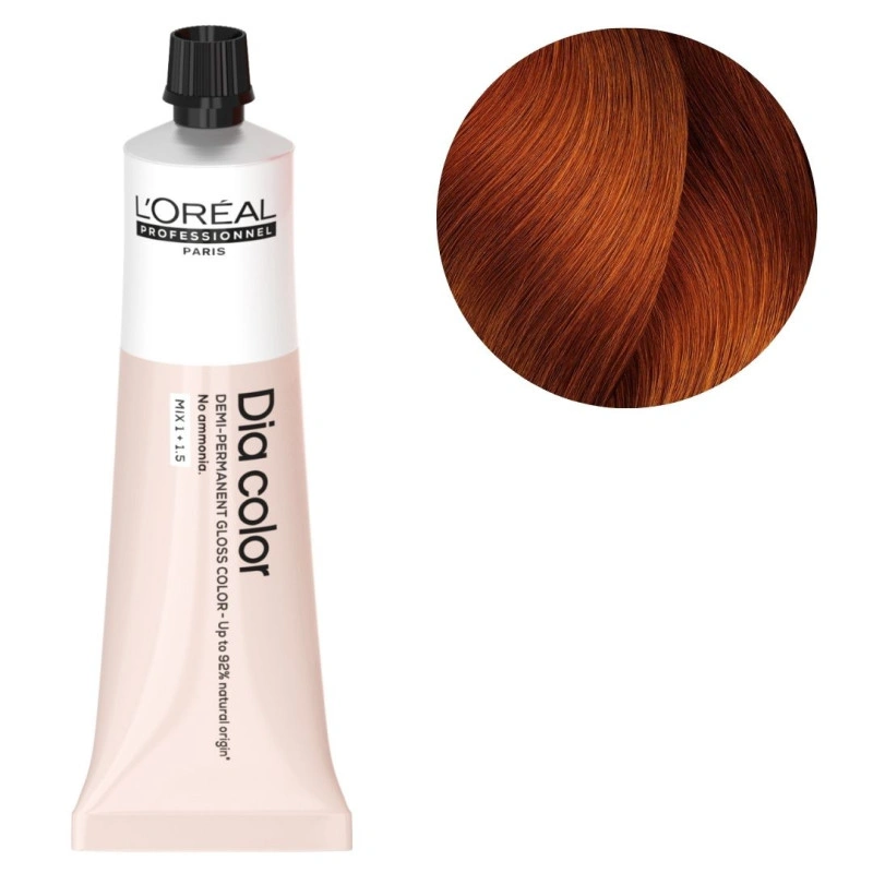 картинка Краска для волос - Loreal Dia Color 7.44 Блондин медный