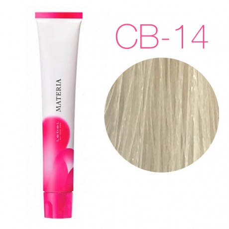 картинка Перманентная низкоаммиачная краска для волос - Lebel Materia 3D CB-14 - экстра блонд холодный