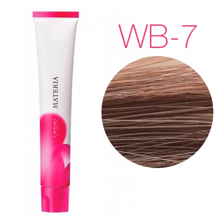картинка Перманентная низкоаммичная краска для волос - Lebel Materia 3D WB-7 - блондин тёплый