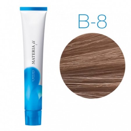 картинка Тонирующая краска для волос - Lebel Materia Lifer B-8 - светлый блондин коричневый