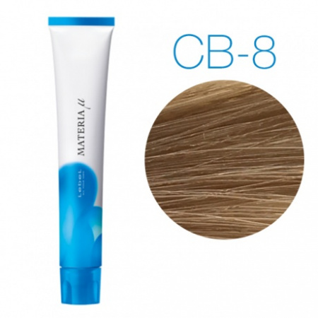 картинка Тонирующая краска для волос - Lebel Materia Lifer CB-8 - светлый блондин холодный