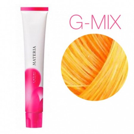 картинка Перманентная низкоаммиачная краска для волос - Lebel Materia G-mix - жёлтый