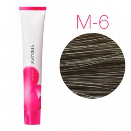 картинка Перманентная низкоаммиачная краска для волос - Lebel Materia 3D M-6 - тёмный блондин матовый