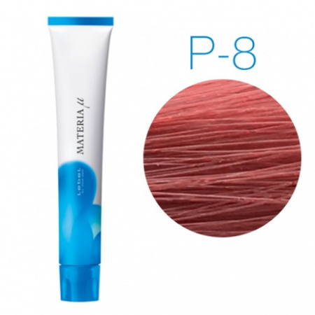 картинка Тонирующая краска для волос - Lebel Materia Lifer P-8 - светлый блондин розовый
