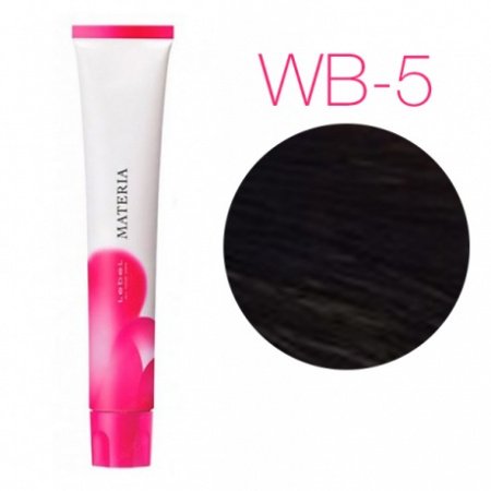 картинка Перманентная низкоаммиачная краска для волос - Lebel Materia 3D WB-5 - светлый шатен тёплый