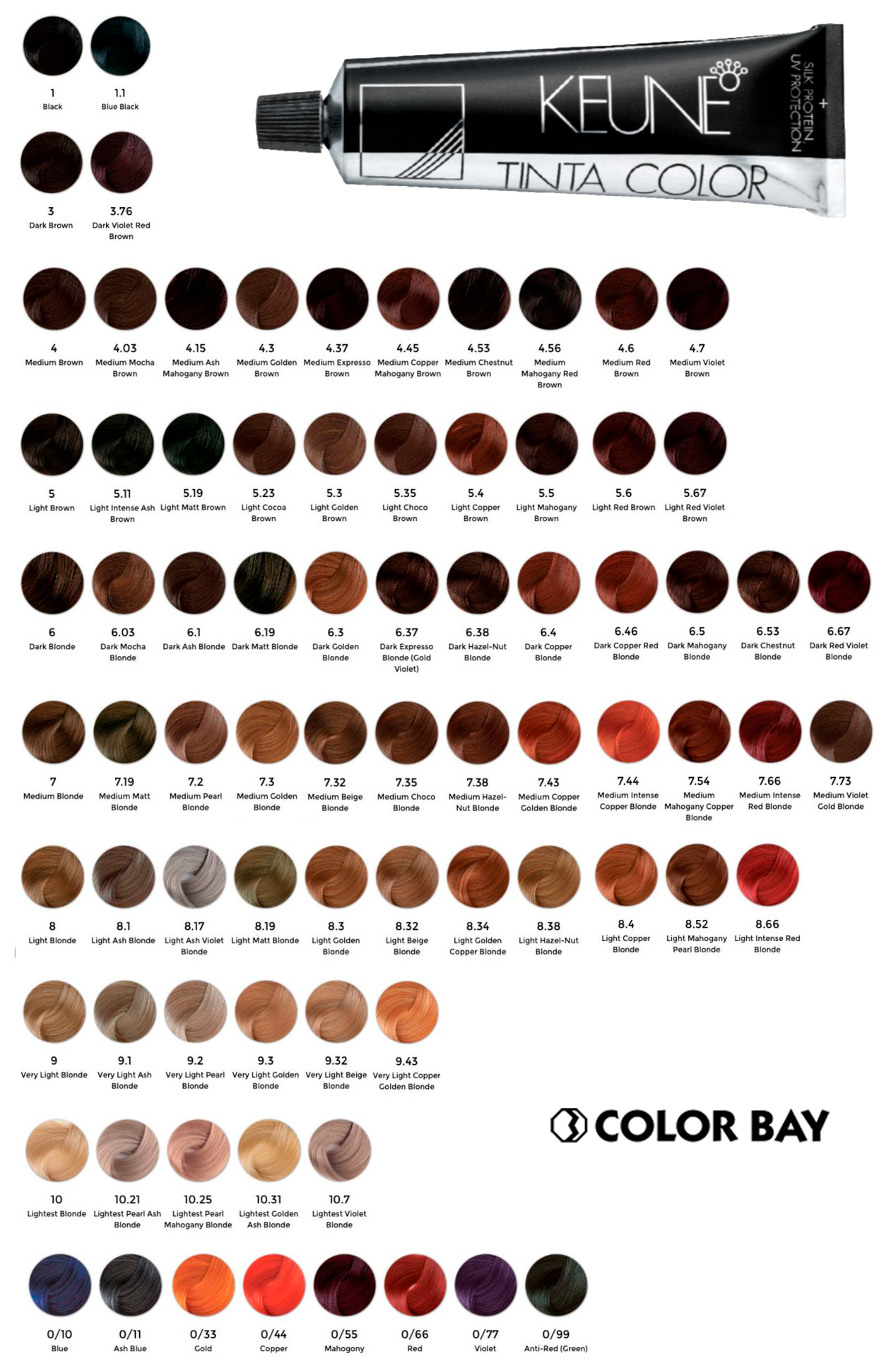 картинка Перманентная краска для волос Тинта 4 - Keune Tinta Color Средний шатен 