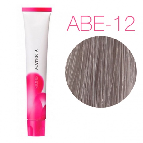 картинка Перманентная низкоаммиачная краска для волос - Lebel Materia 3D ABe-12 - супер блонд пепельно-бежевый