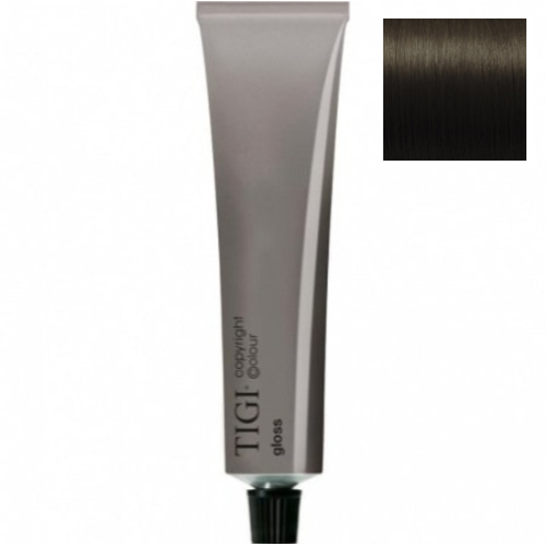 картинка Тонирующая Крем-Краска - Tigi Copyright Сolour Gloss 3/0 - темно-коричневый натуральный