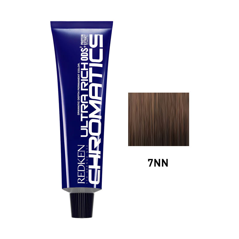 картинка Краска для волос без аммиака - Redken Chromatics Ultra Rich   7NN - двойной натуральный