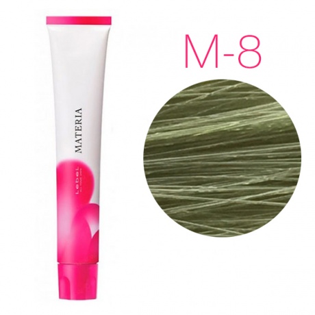 картинка Перманентная низкоаммиачная краска для волос - Lebel Materia 3D M-8 - светлый блондин матовый