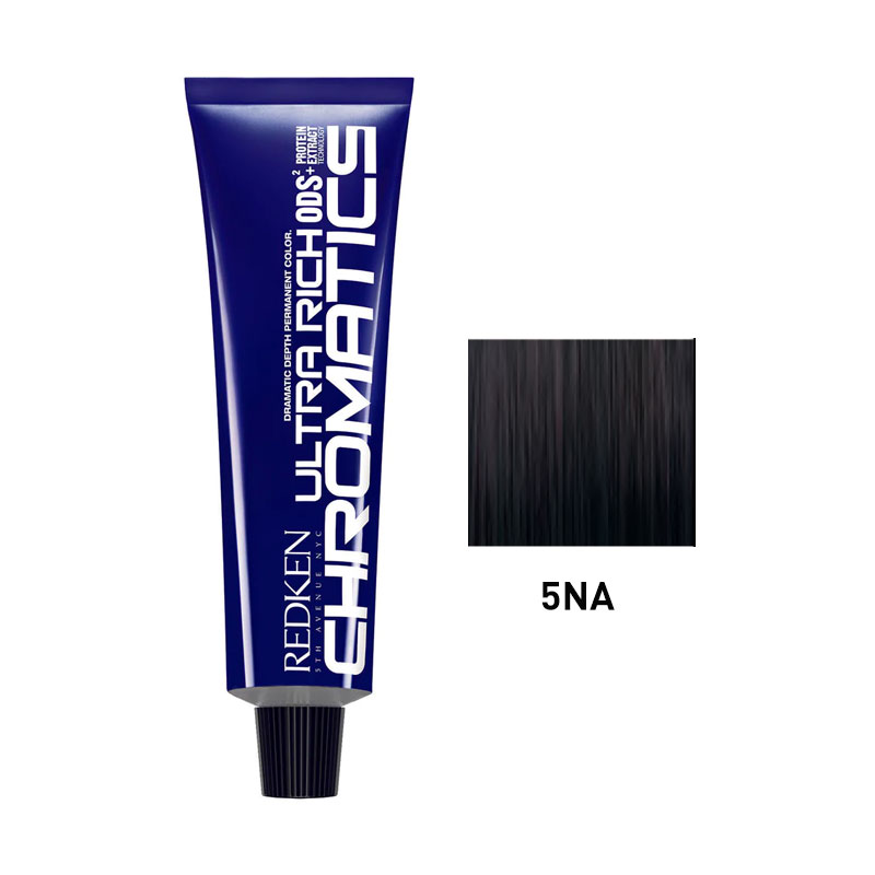 картинка Краска для волос без аммиака - Redken Chromatics Ultra Rich  5NА – натуральный пепельный