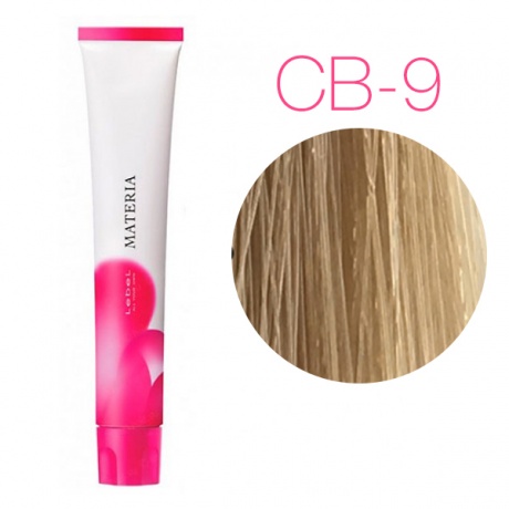 картинка Перманентная низкоаммичная краска для волос - Lebel Materia 3D CB-9 - очень светлый блондин холодный
