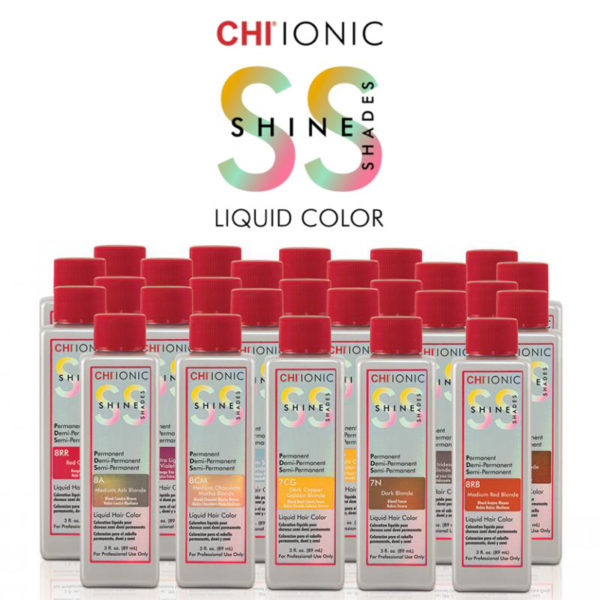 картинка Без аммиачная жидкая краска для волос 50-4W (темно-коричневый теплый) - CHI Ionic Shine Shades Liquid Color