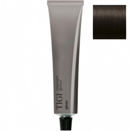 картинка Тонирующая Крем-Краска - Tigi Copyright Сolour Gloss 4/88 - коричневый насыщенный пепельный