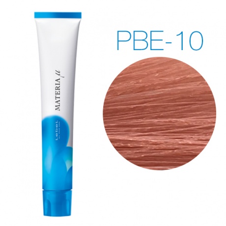 картинка Тонирующая краска для волос - Lebel Materia Lifer PBe-10 - яркий блондин розово-бежевый