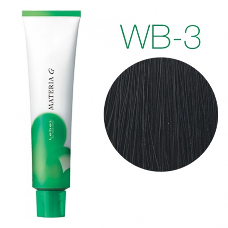картинка Перманентная краска для седых волос - Lebel Materia Grey WB-3 - тёмный шатен тёплый
