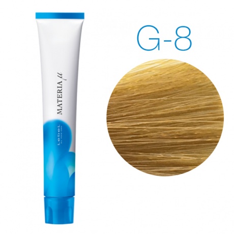 картинка Тонирующая краска для волос - Lebel Materia Lifer G-8 - светлый блондин жёлтый