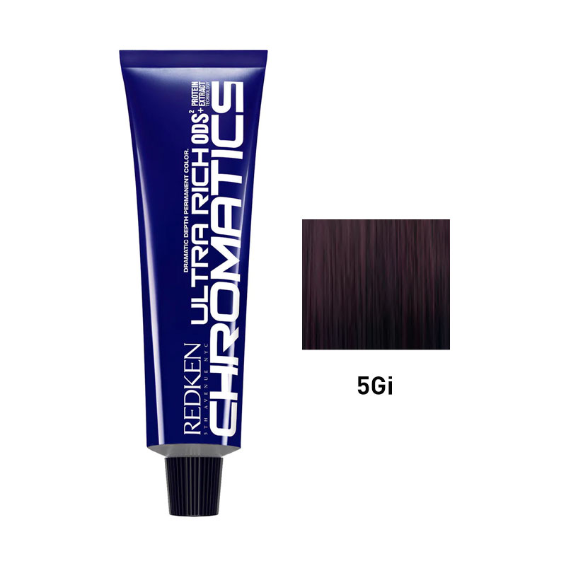 картинка Краска для волос без аммиака - Redken Chromatics Ultra Rich   5Gl - золотисто-мерцающий