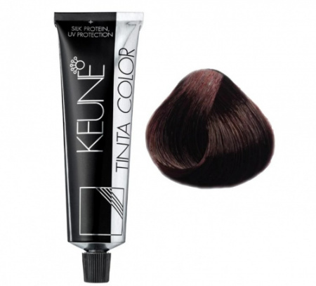 картинка Перманентная краска для волос Тинта 4.56 - Keune Tinta Color Средний махагоново-красный шатен