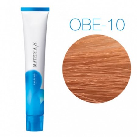 картинка Тонирующая краска для волос - Lebel Materia Lifer OBe-10 - яркий блондин оранжево-бежевый