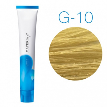 картинка Тонирующая краска для волос - Lebel Materia Lifer G-10 - яркий блондин жёлтый