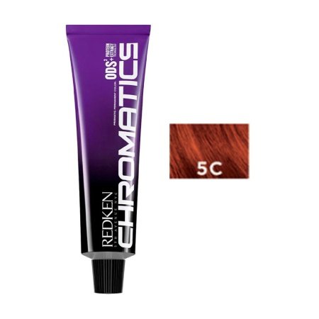 картинка Краска для волос без аммиака - Redken Chromatics 5.4/5C - медный