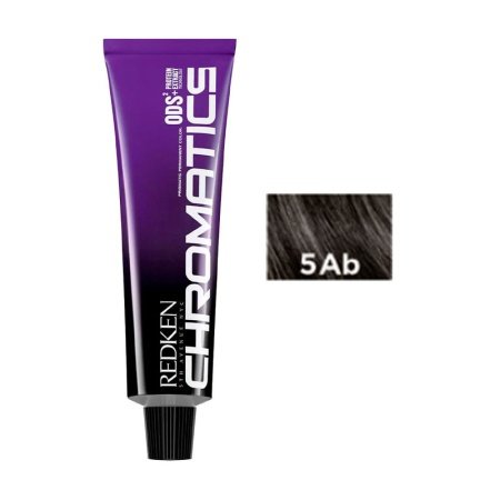 картинка Краска для волос без аммиака - Redken Chromatics 5.1/5Ab - пепельно-синий